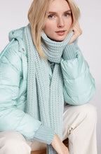 Cloud Blue Chunky Knit Scarf