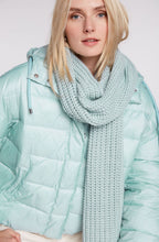 Cloud Blue Chunky Knit Scarf