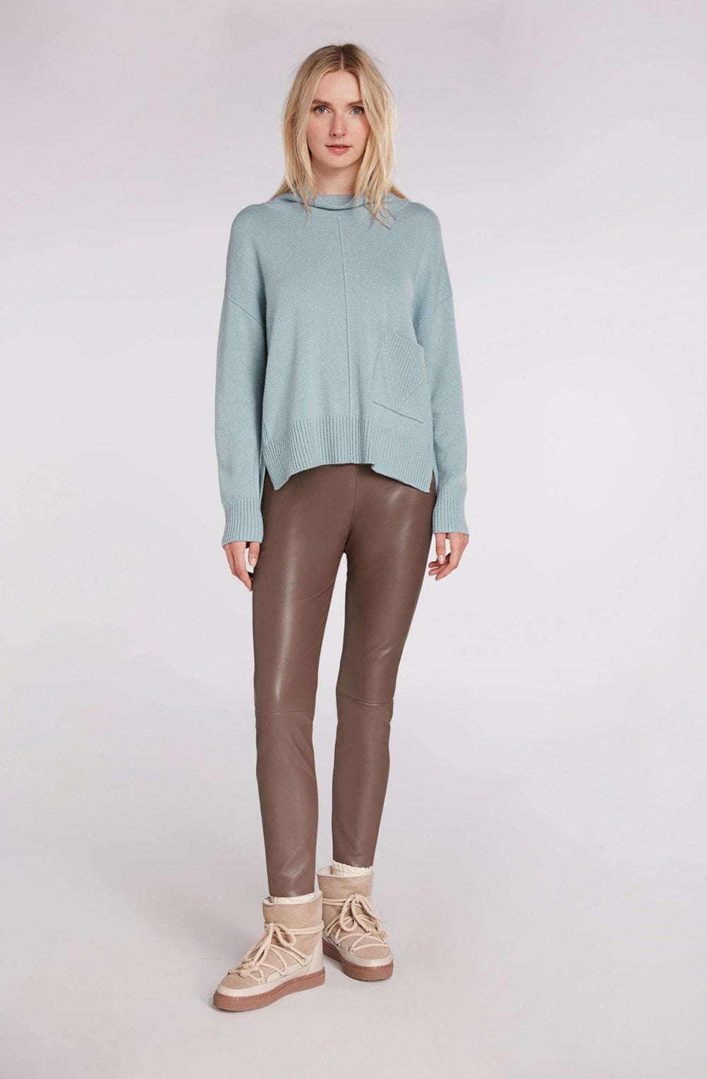 Cloud Blue Fine Knit Jumper