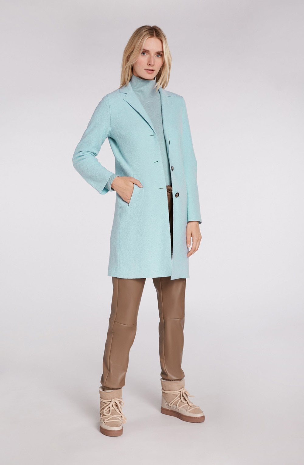 Cloud Blue Fine Knit Jumper