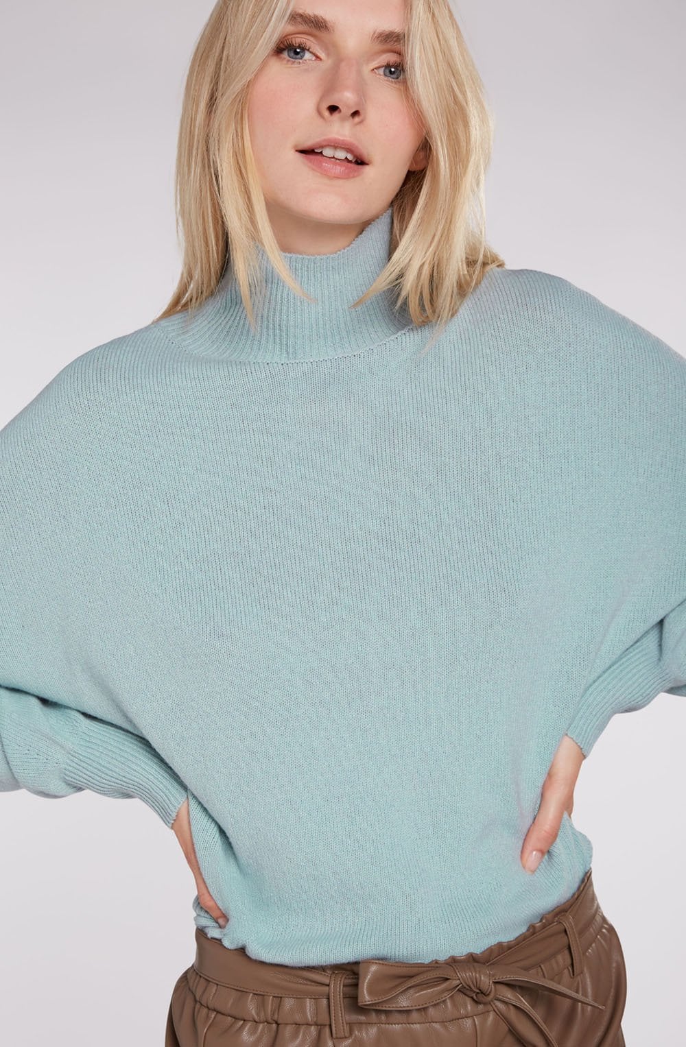 Cloud Blue Fine Knit Jumper