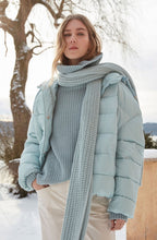 Cloud Blue Puffer Coat