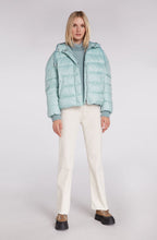 Cloud Blue Puffer Coat