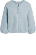 Cloud Blue Textured Knit Cardigan