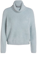 Cloud Blue Textured Knit Jumper