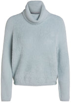 Cloud Blue Textured Knit Jumper
