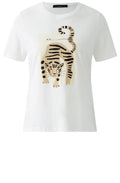 Cloud Dancer Beaded Tiger T Shirt