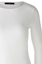 Cloud Dancer Cotton Blend Long Sleeved Top