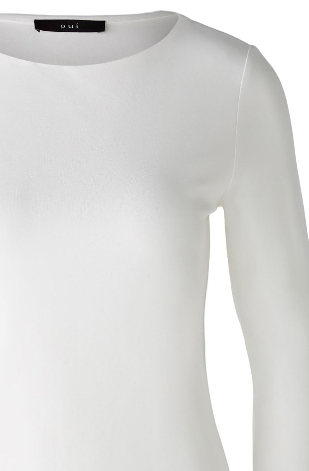 Cloud Dancer Cotton Blend Long Sleeved Top