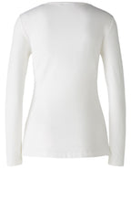 Cloud Dancer Cotton Blend Long Sleeved Top