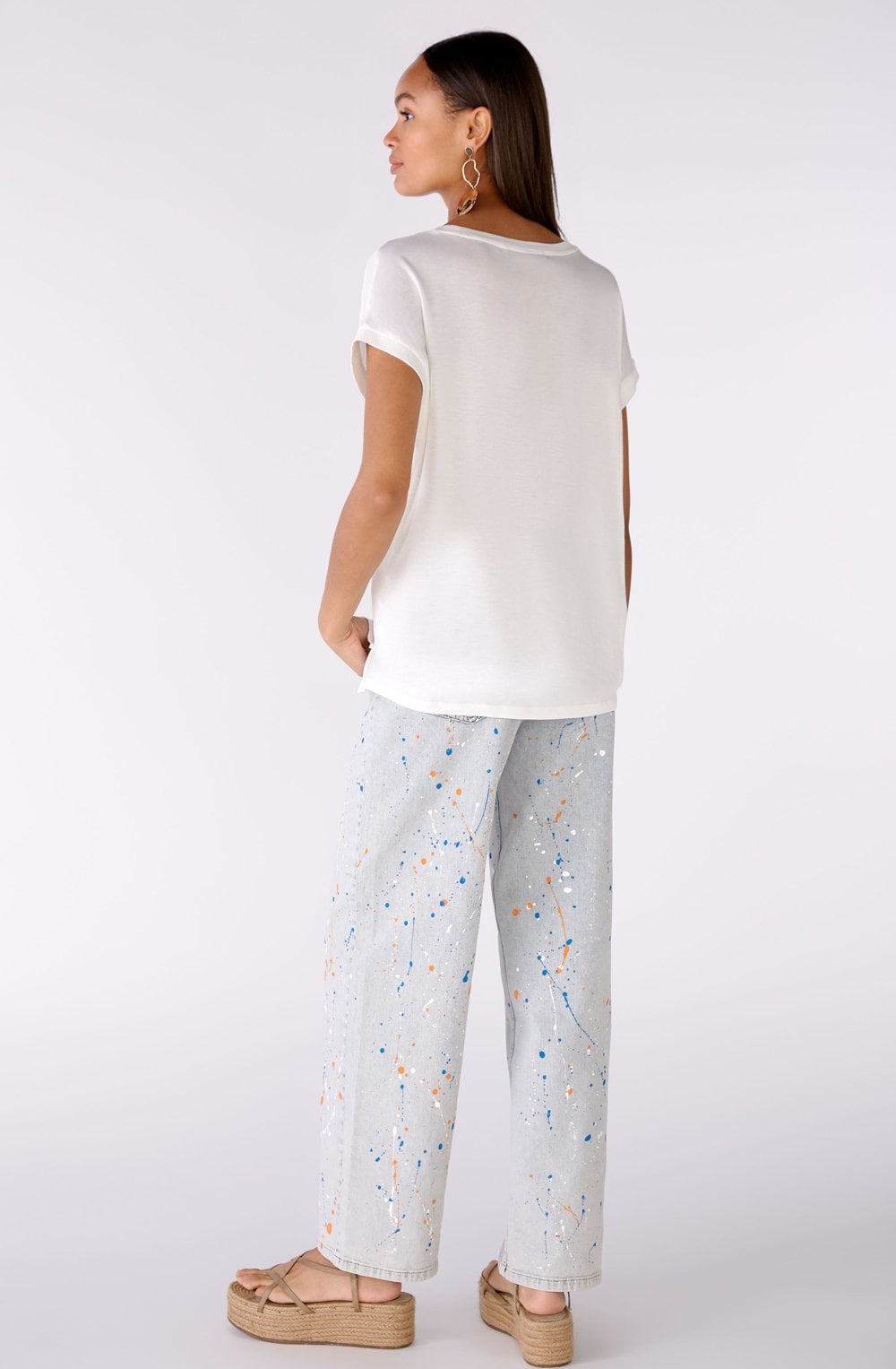 Cloud Dancer Dropped Shoulder Blouse