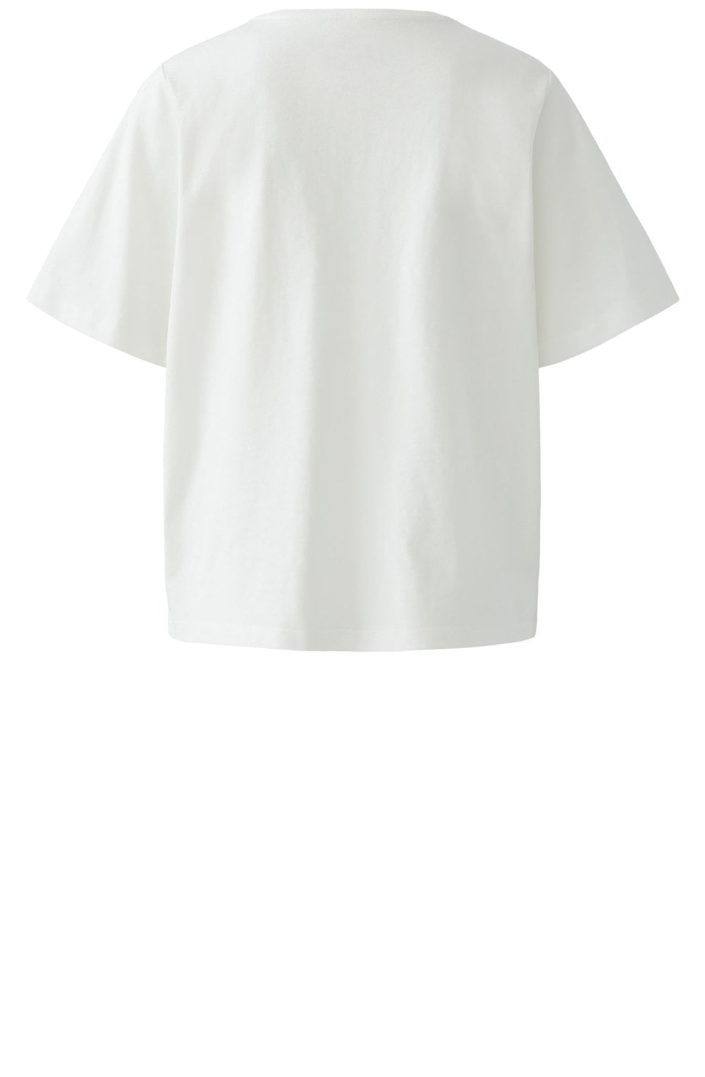 Cloud Dancer Fluffy Embroidered Heart T Shirt