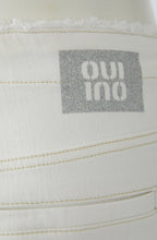 Cloud Dancer Frayed Waist O Shape Jeans