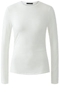 Cloud Dancer Gathered Sides Soft Jersey Top