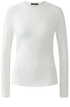 Cloud Dancer Gathered Sides Soft Jersey Top