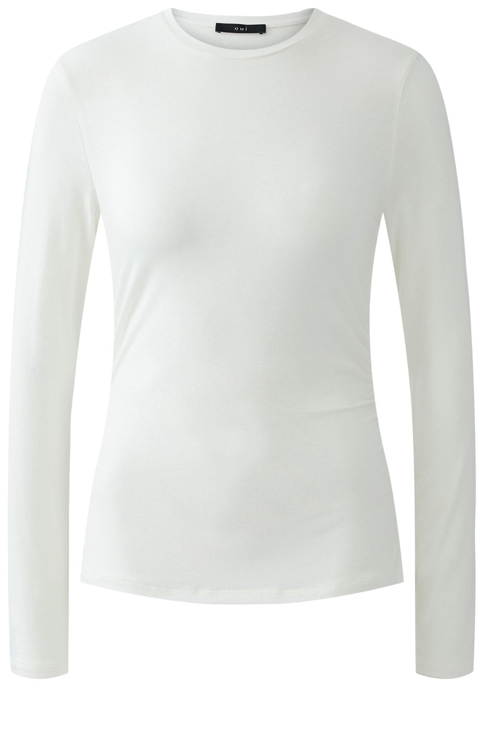 Cloud Dancer Gathered Sides Soft Jersey Top