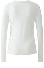 Cloud Dancer Gathered Sides Soft Jersey Top