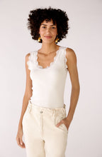 Cloud Dancer Lace Detail Vest Top