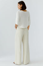 Cloud Dancer Loose Ribbon Knit Pullover