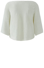 Cloud Dancer Loose Ribbon Knit Pullover