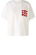 Cloud Dancer Love Heart Oversized T Shirt