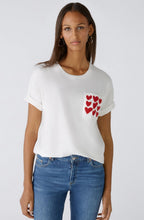Cloud Dancer Love Heart Oversized T Shirt