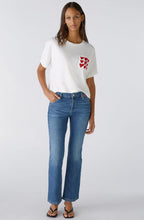 Cloud Dancer Love Heart Oversized T Shirt