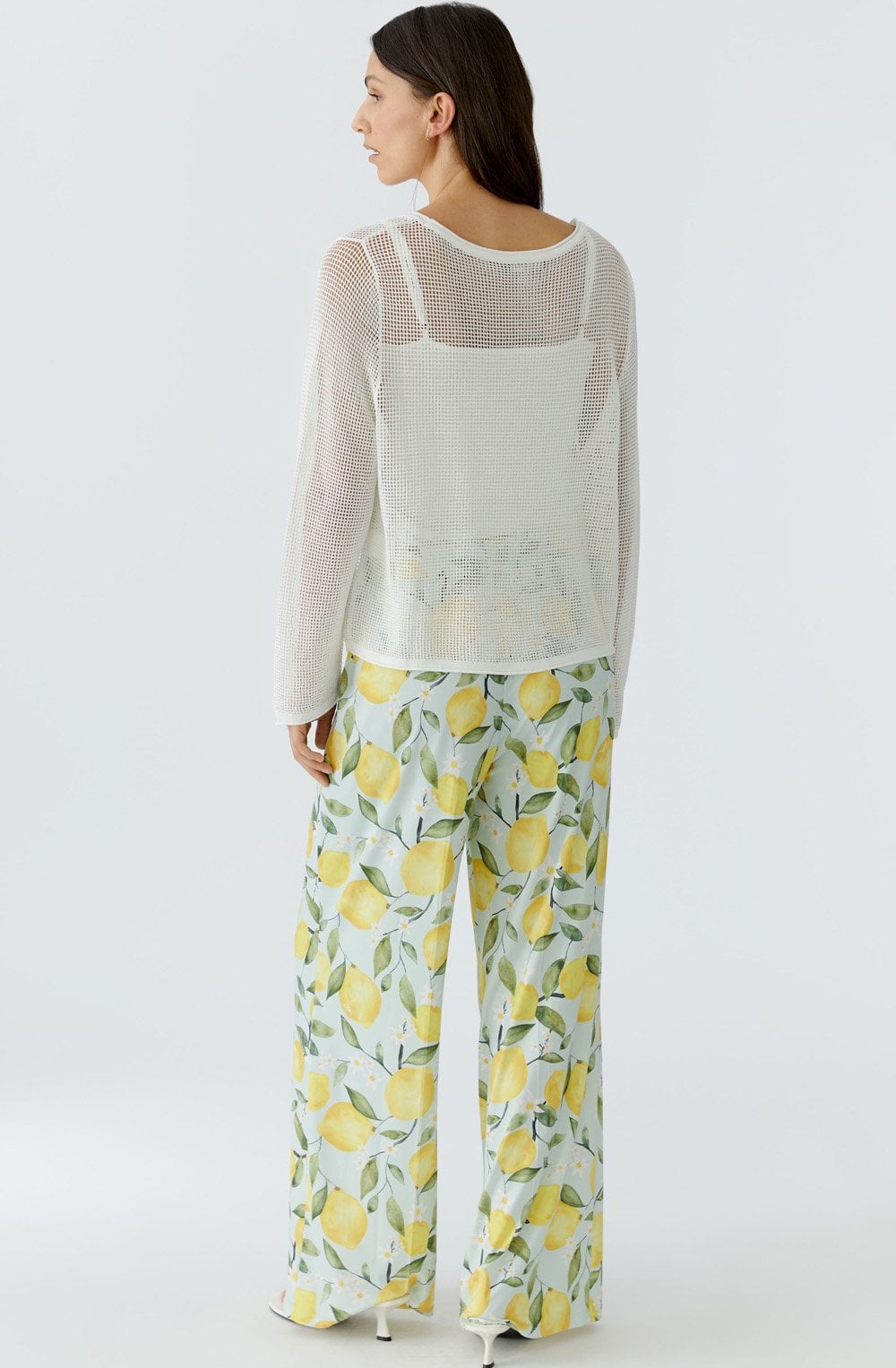Cloud Dancer OPen Weave Pullover