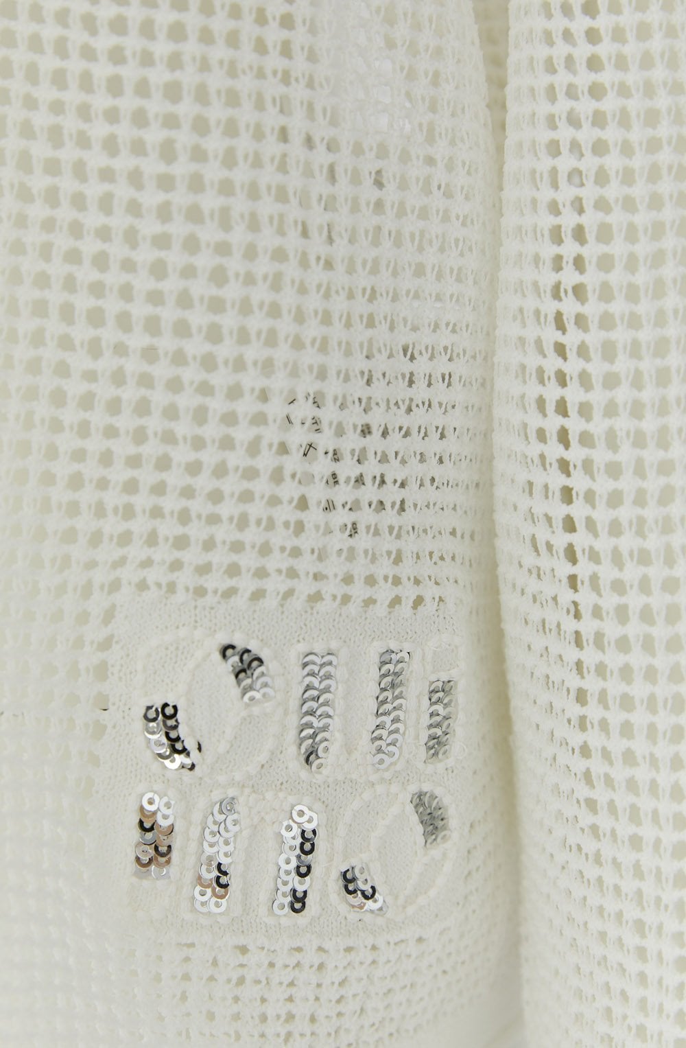 Cloud Dancer OPen Weave Pullover