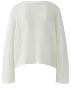 Cloud Dancer OPen Weave Pullover