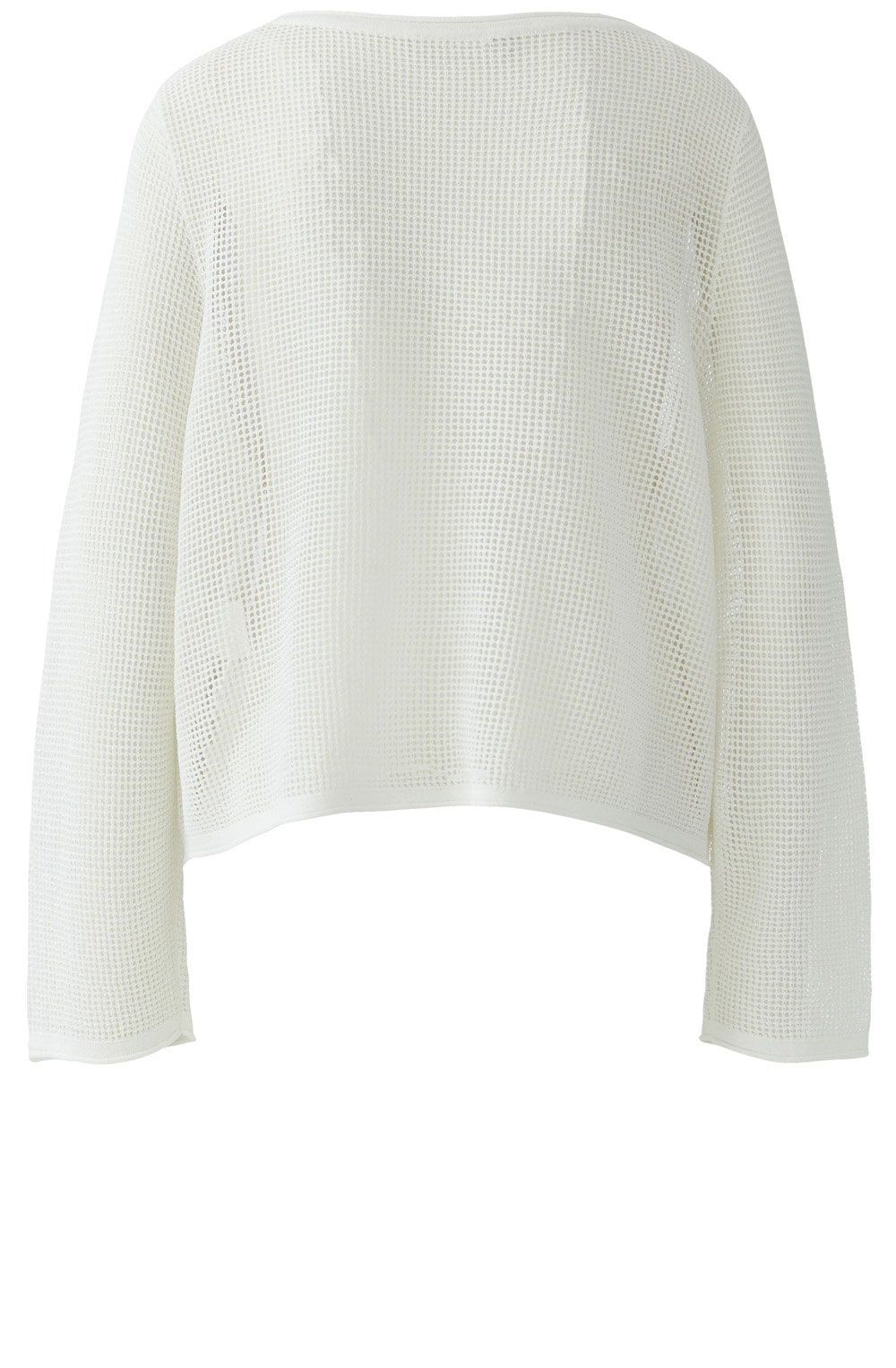 Cloud Dancer OPen Weave Pullover