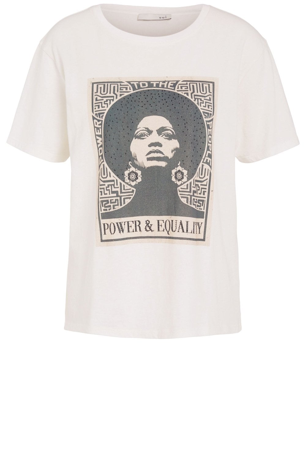 Cloud Dancer Power and Equality T Shirt