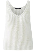 Cloud Dancer Ribbon Yarn Vest Top