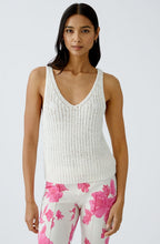 Cloud Dancer Ribbon Yarn Vest Top