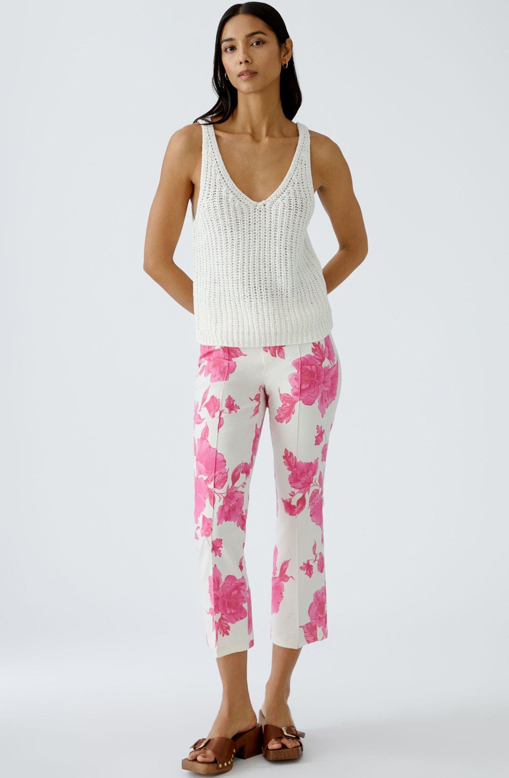 Cloud Dancer Ribbon Yarn Vest Top