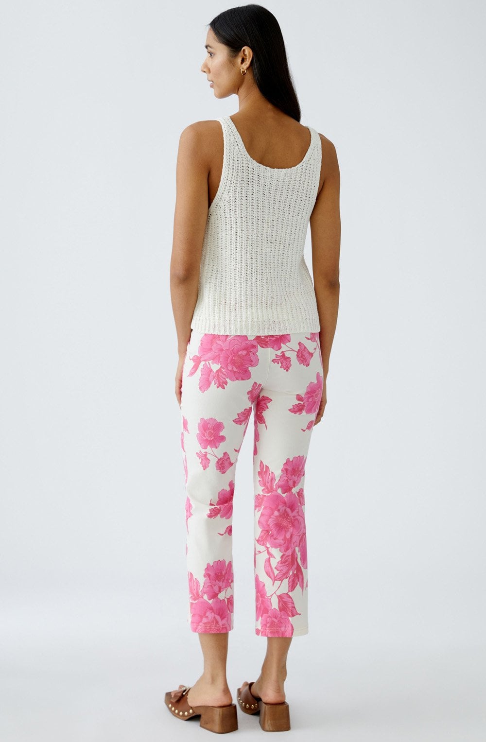 Cloud Dancer Ribbon Yarn Vest Top