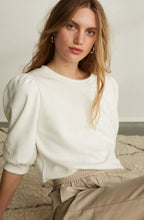Cloud Dancer Ruffled Sleeve Jumper