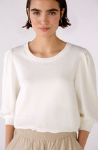 Cloud Dancer Ruffled Sleeve Jumper