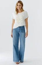 Cloud Dancer Sequin Square T Shirt