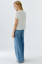 Cloud Dancer Sequin Square T Shirt