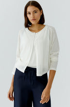 Cloud Dancer Super Fine Knit Reversible Cardigan