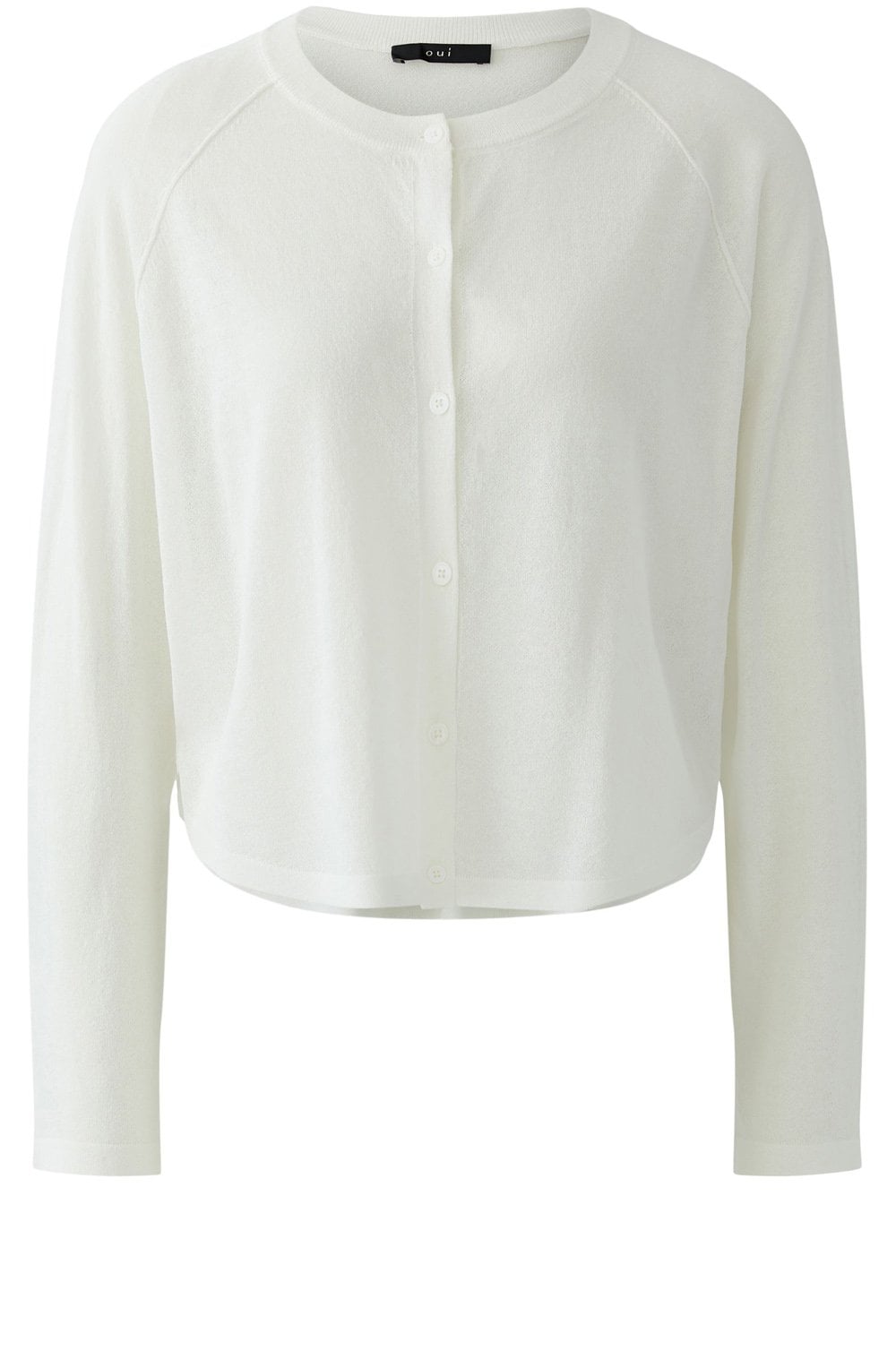 Cloud Dancer Super Fine Knit Reversible Cardigan