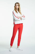 Cloud Print Cable Knit Sweater