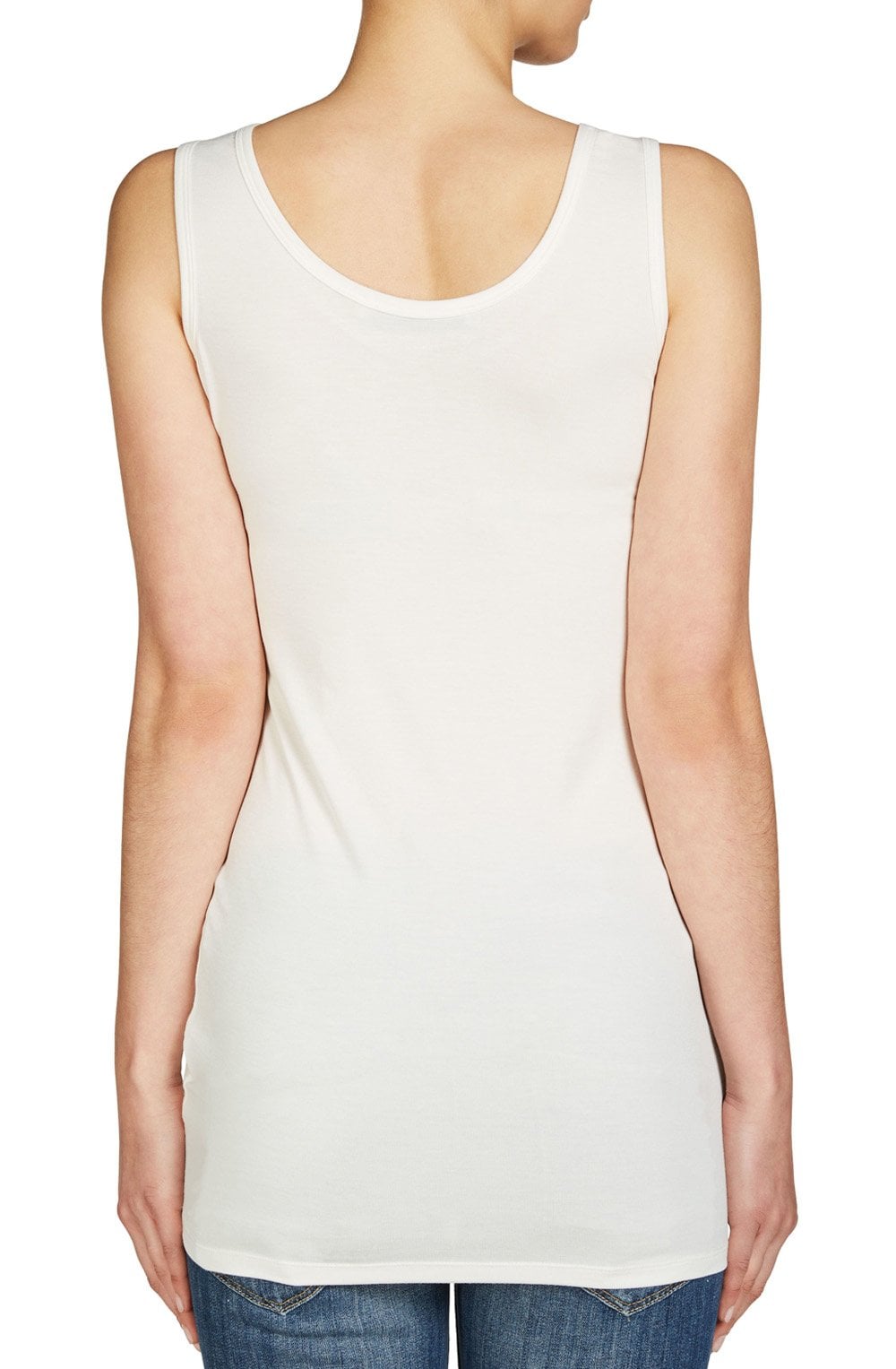 Cloud Print Jersey Vest Top