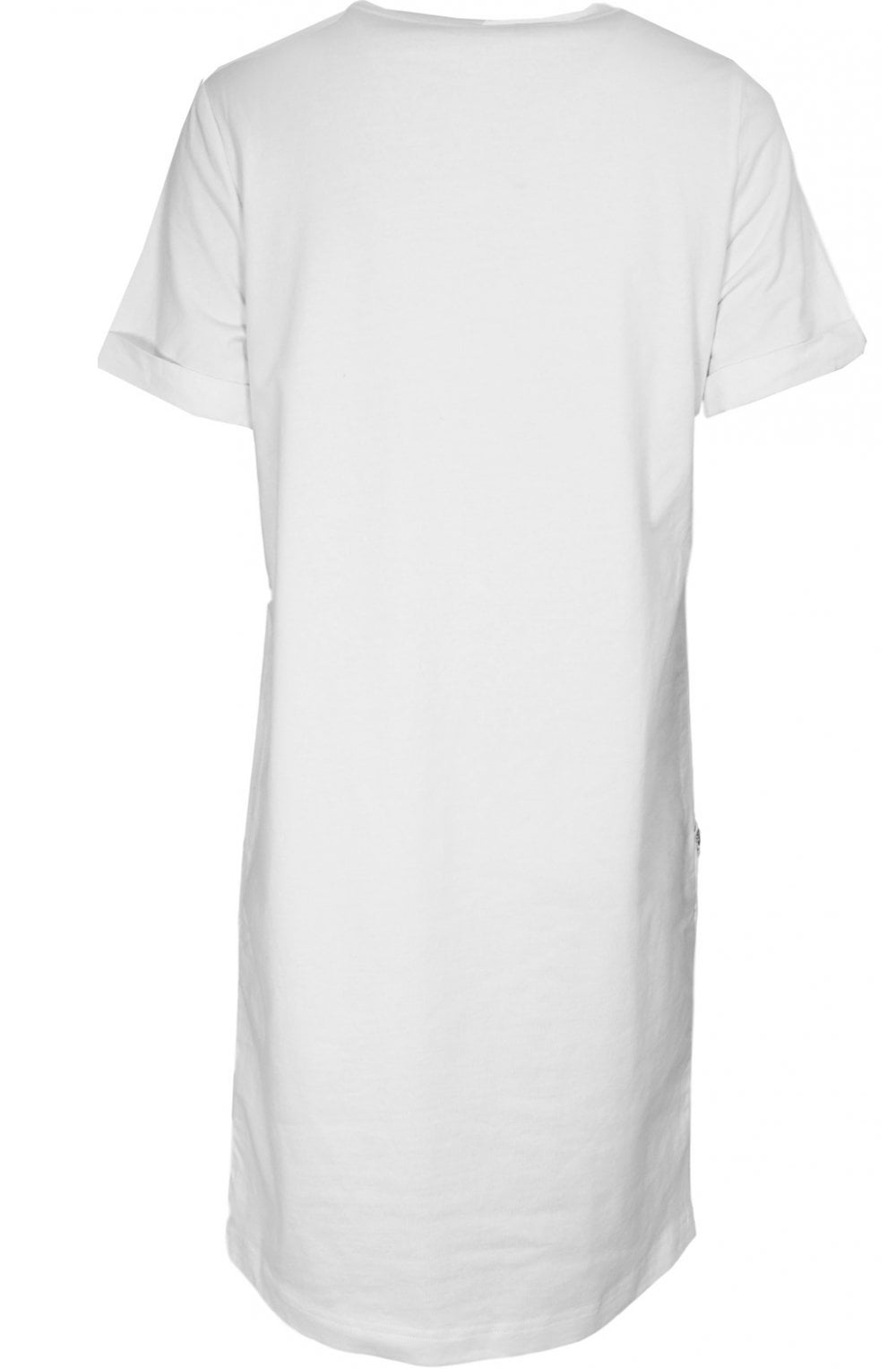 Cloud Print Linen Dress