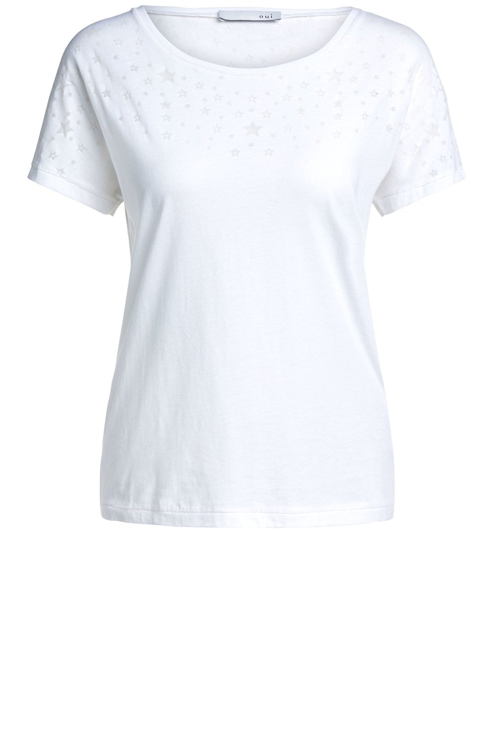 Cloud Print Star Design T Shirt