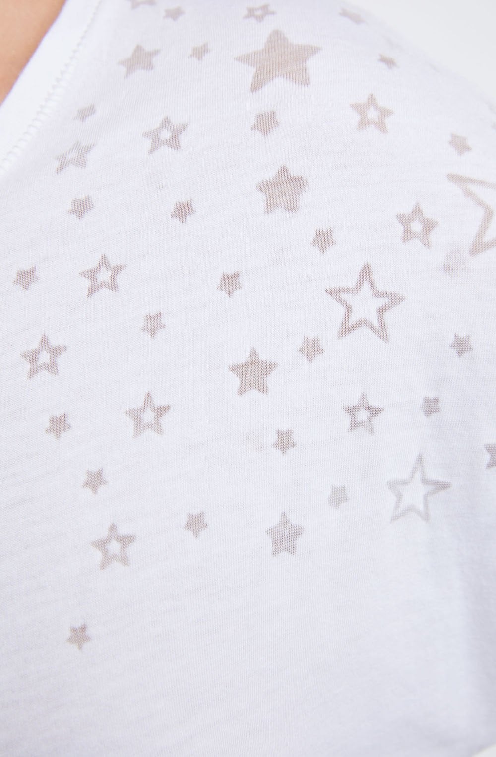Cloud Print Star Design T Shirt