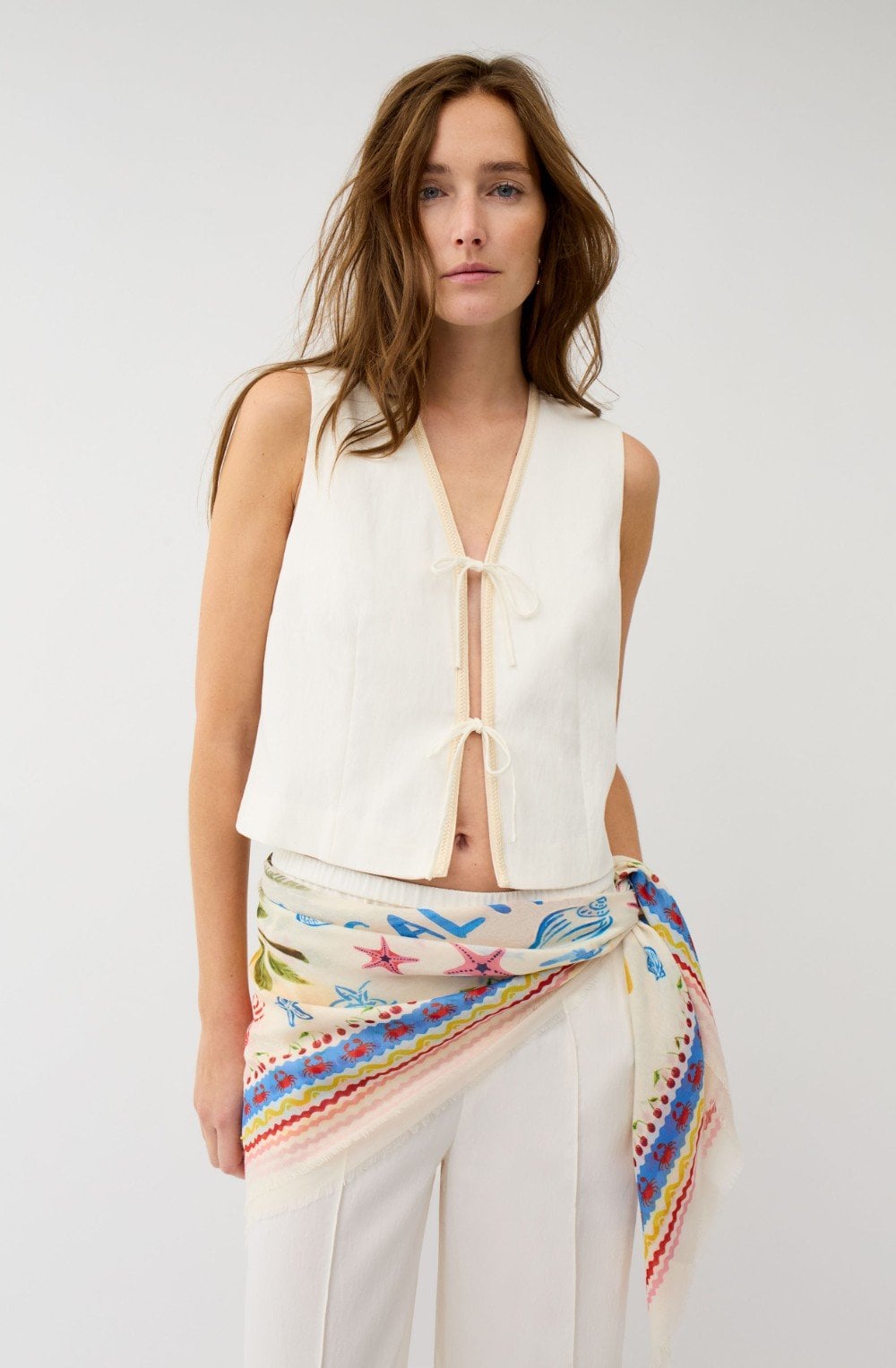 Coastal Print Scarf