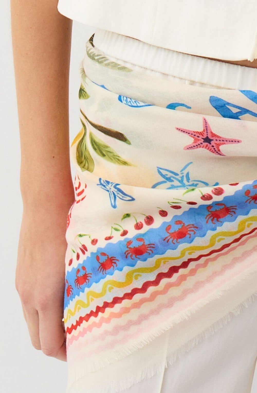 Coastal Print Scarf