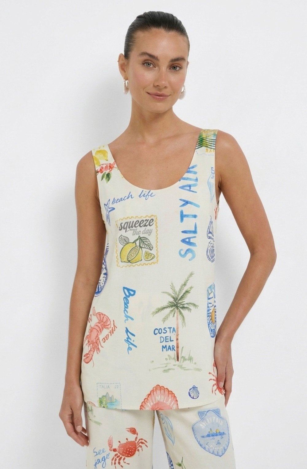 Coastal Print Top